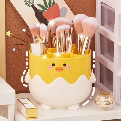 Makeup Brush and Lipstick Storage Tube Organizer